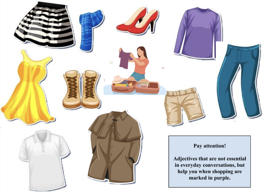 various clothing
